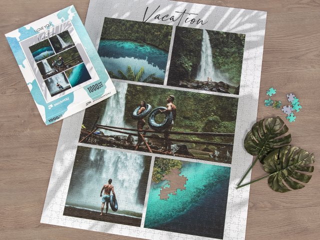 Kolaż zdjęć do puzzli