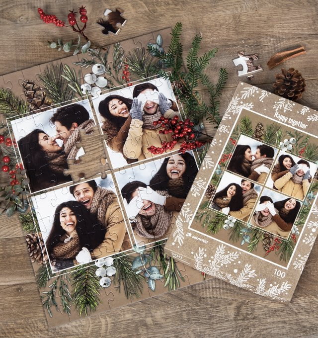 Kolaże z fotopuzzli
