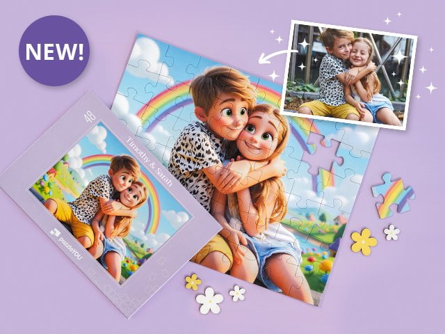 Puzzle dla dzieci AI Art