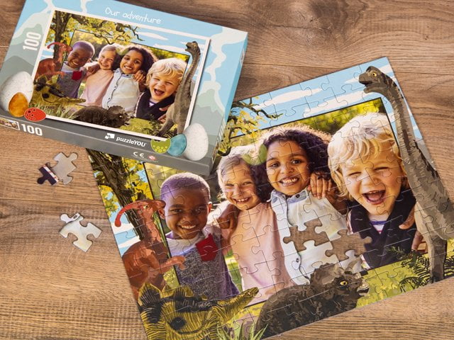 Puzzle z dinozaurami