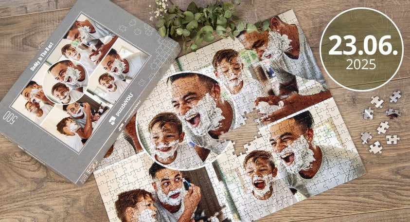Fotopuzzle na Dzień Ojca