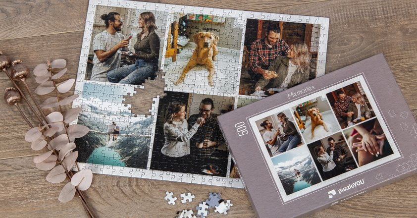 Kolaż zdjęć do puzzli