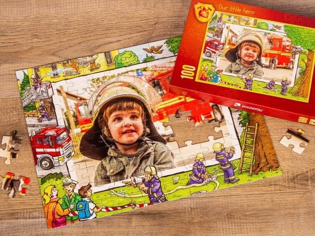 Puzzle ze strażą pożarną