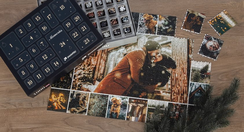 Kalendarz adwentowy z puzzlami