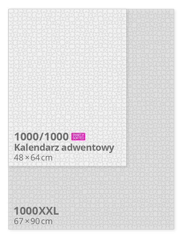 Nasze rozmiary puzzli dla porównania